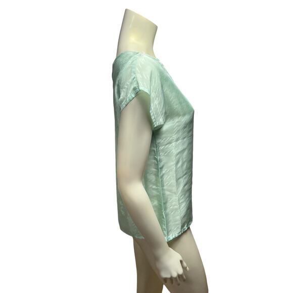 Aansworth 90s Aqua Blue Top – Office Casual, Good Condition - Picture 2 of 16